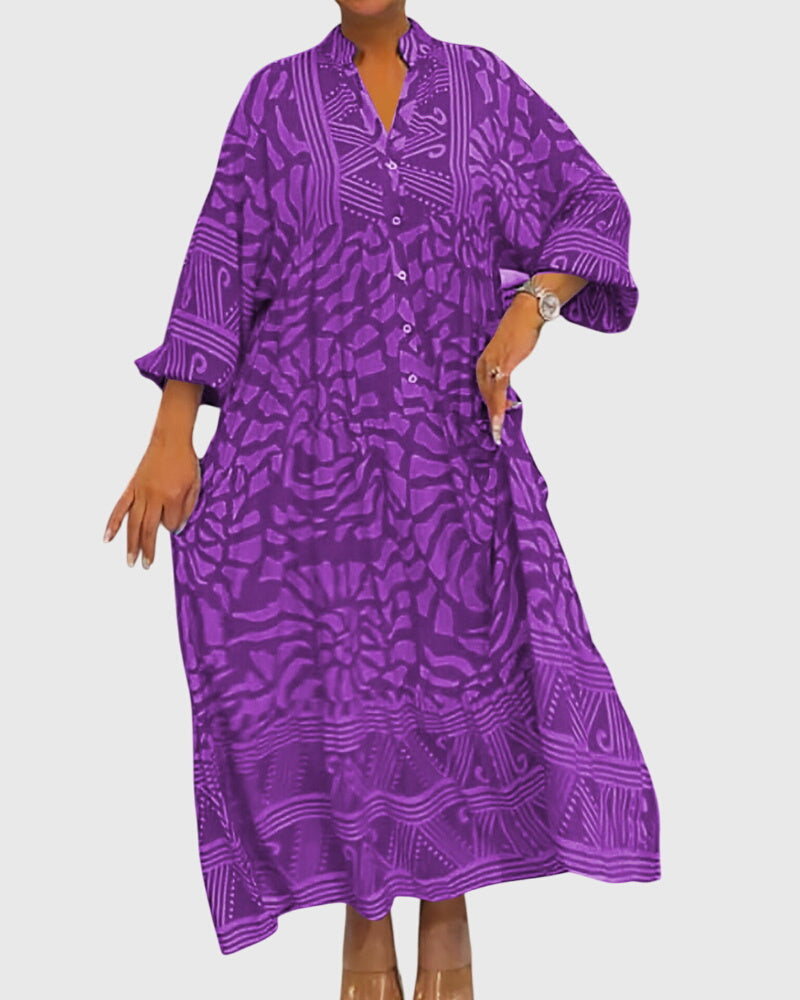 Sophie | Maxi Dress With Elegant Print