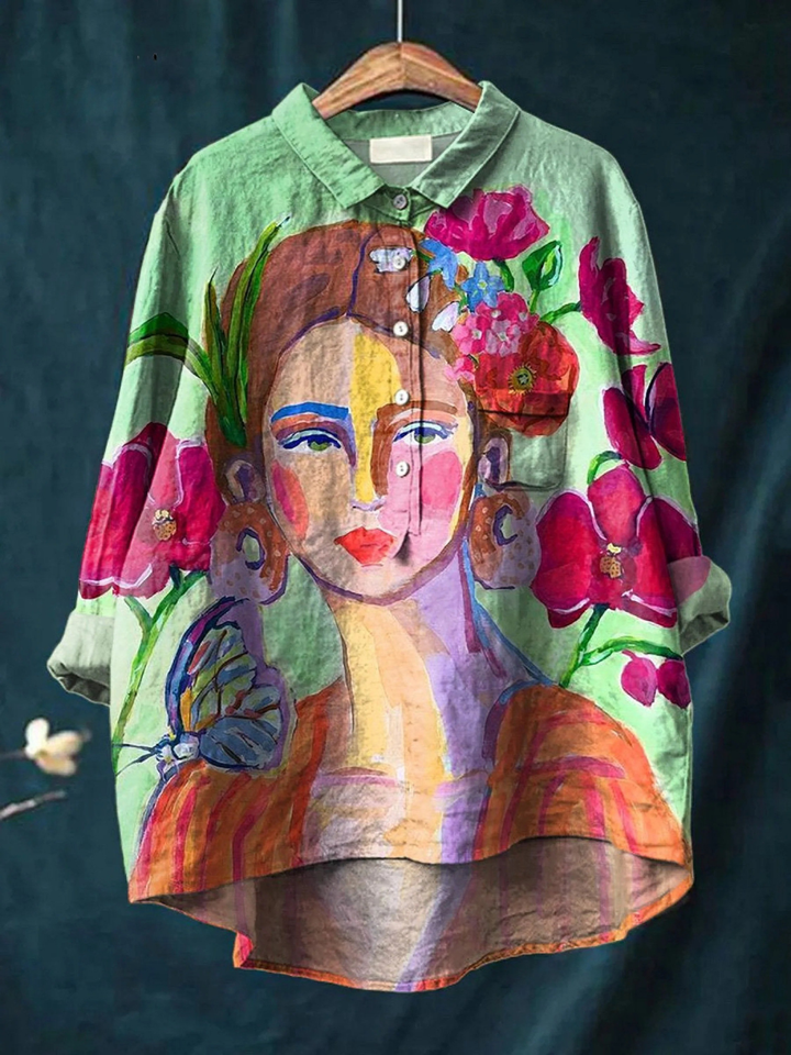 Camila | Lightweight artistic daily shirt