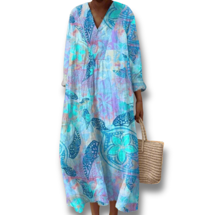 Amelia | Geometric relaxed dress