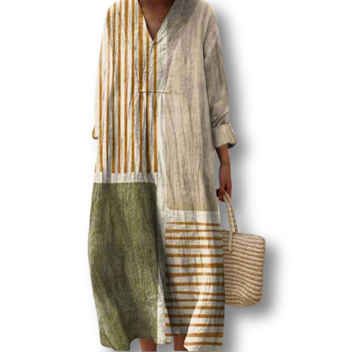 Ava | Geometric everyday dress