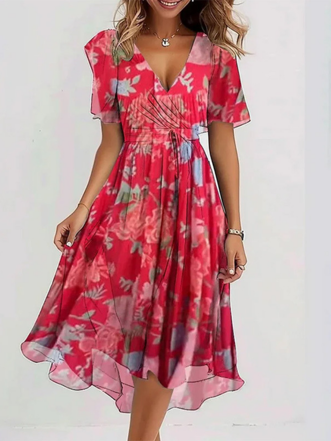 Sophie | Summer Dress With Belly Cover