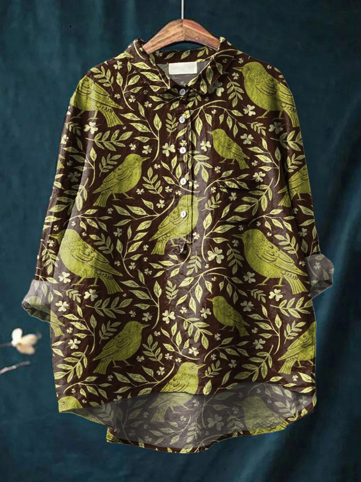Violet | Soft artistic breathable shirt
