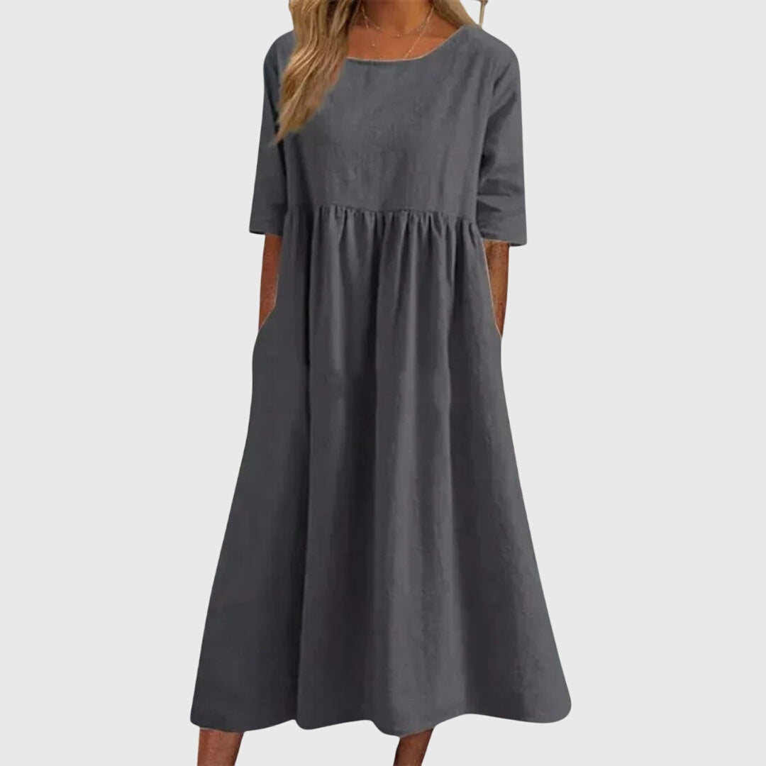 Sophie | Elegant Short-Sleeved Dress