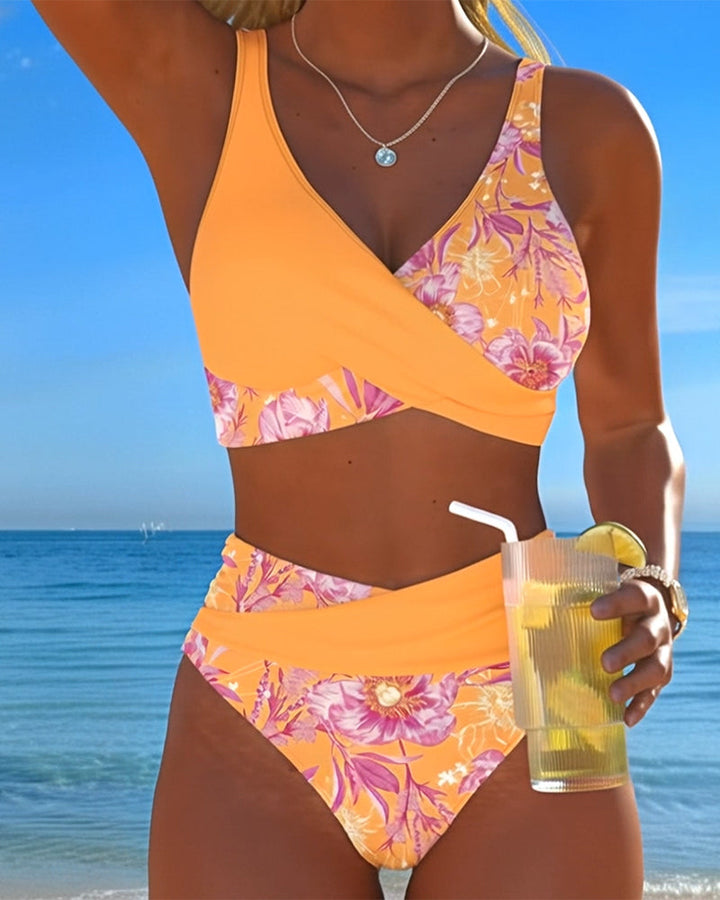 Bikini with Floral Print, Sexy