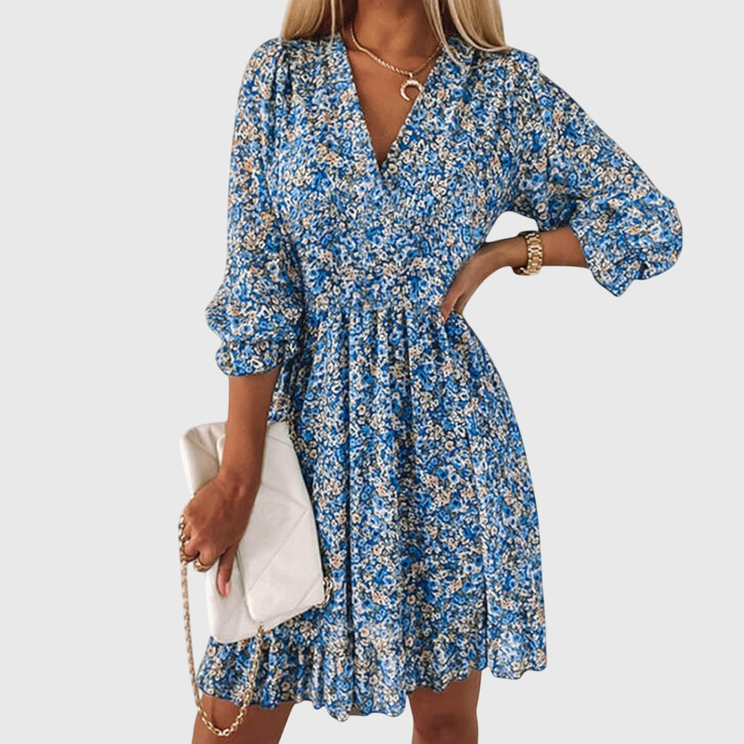 Sophie | Floral Puff Sleeve Dress