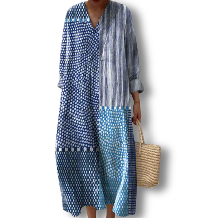Sarah | Elegant geometric dress