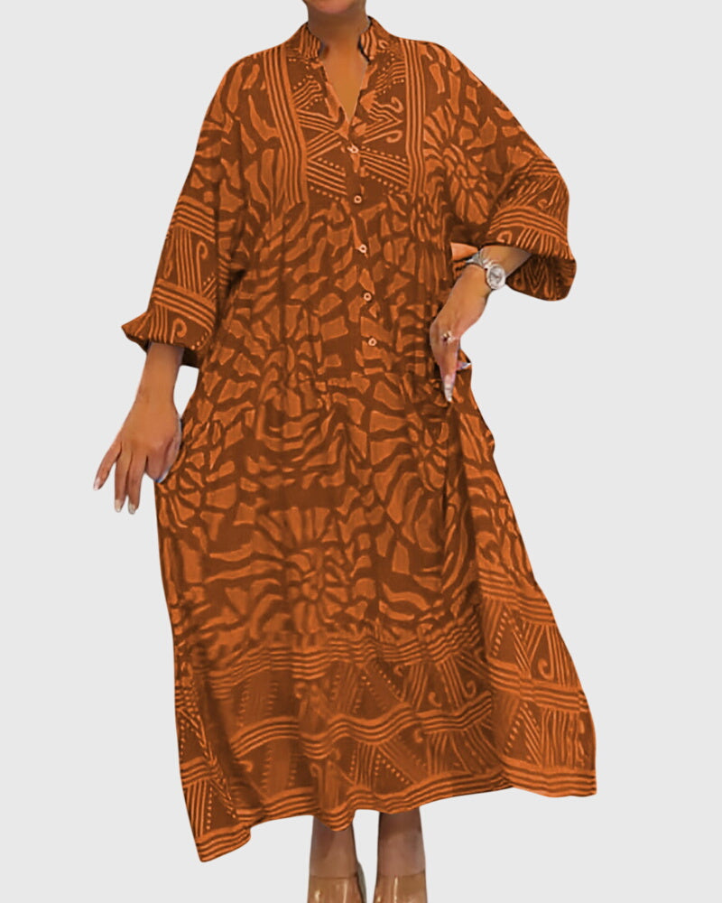 Sophie | Maxi Dress With Elegant Print