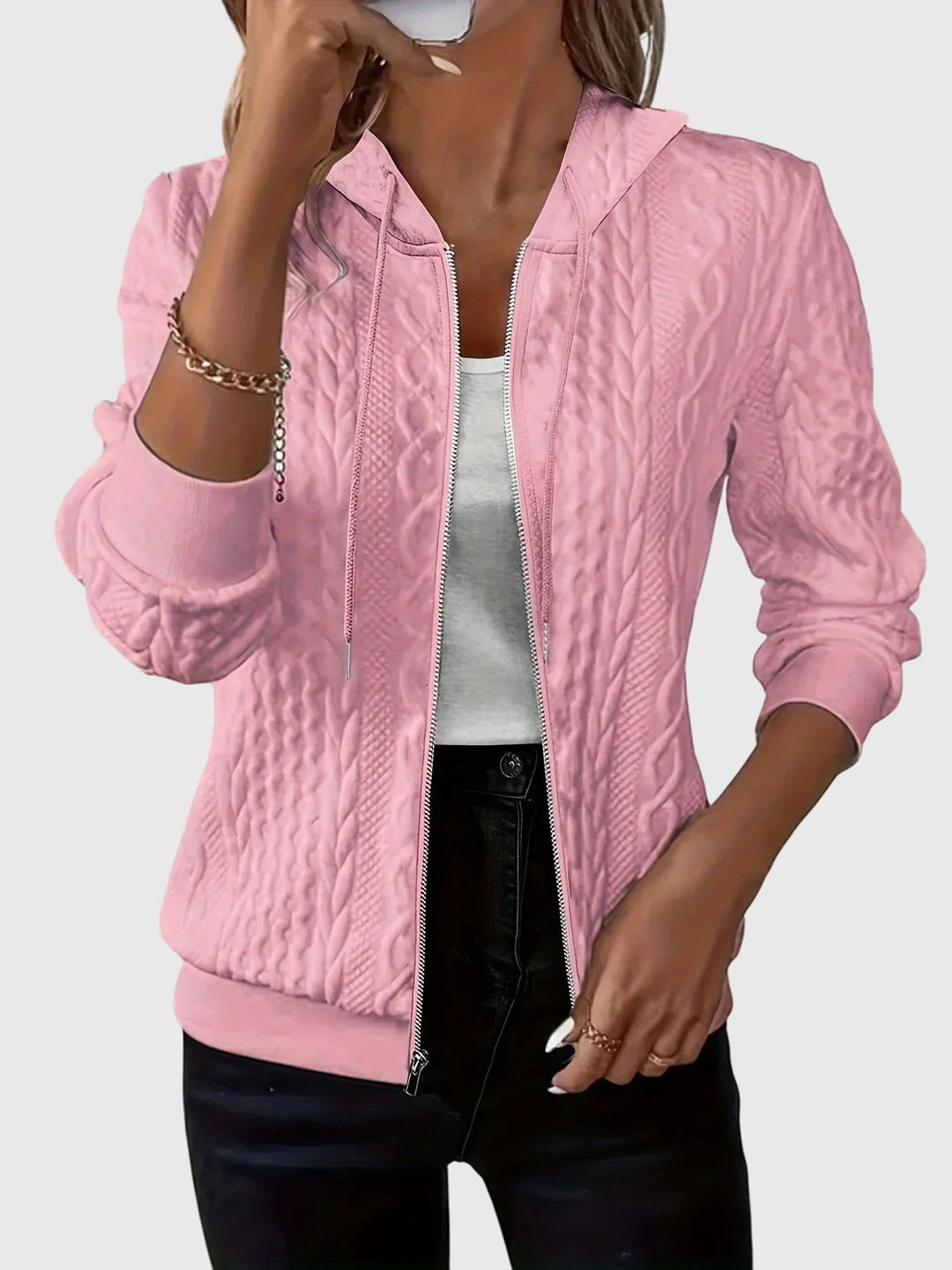 Jenna | Hoodie with Zipper