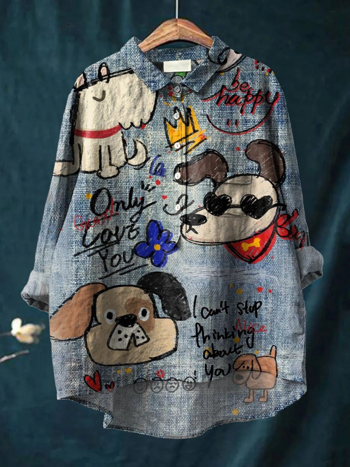 Chloe | Relaxed style artistic shirt
