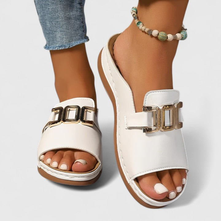 Monroe | Luxe Buckle Sandals
