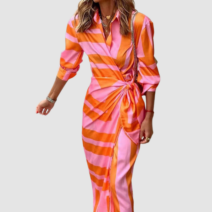Sophie | Elegant Striped Dress