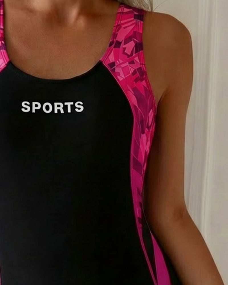 Final swimsuit with flat corners, sports vest