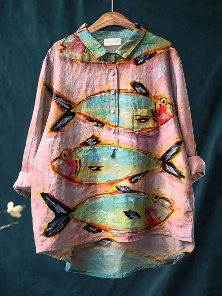 Hazel | Artistic relaxed comfort shirt