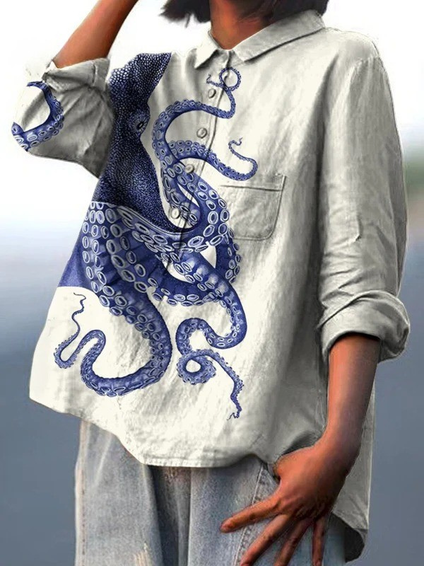 Emma | Soft daily artistic comfort shirt