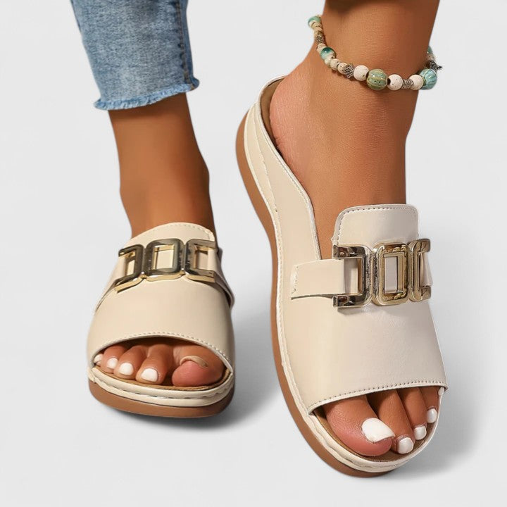 Monroe | Luxe Buckle Sandals