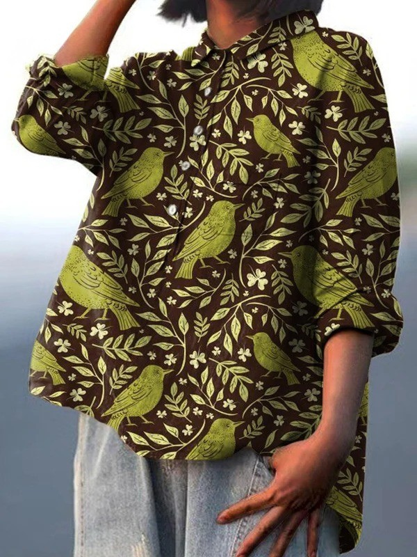 Violet | Soft artistic breathable shirt