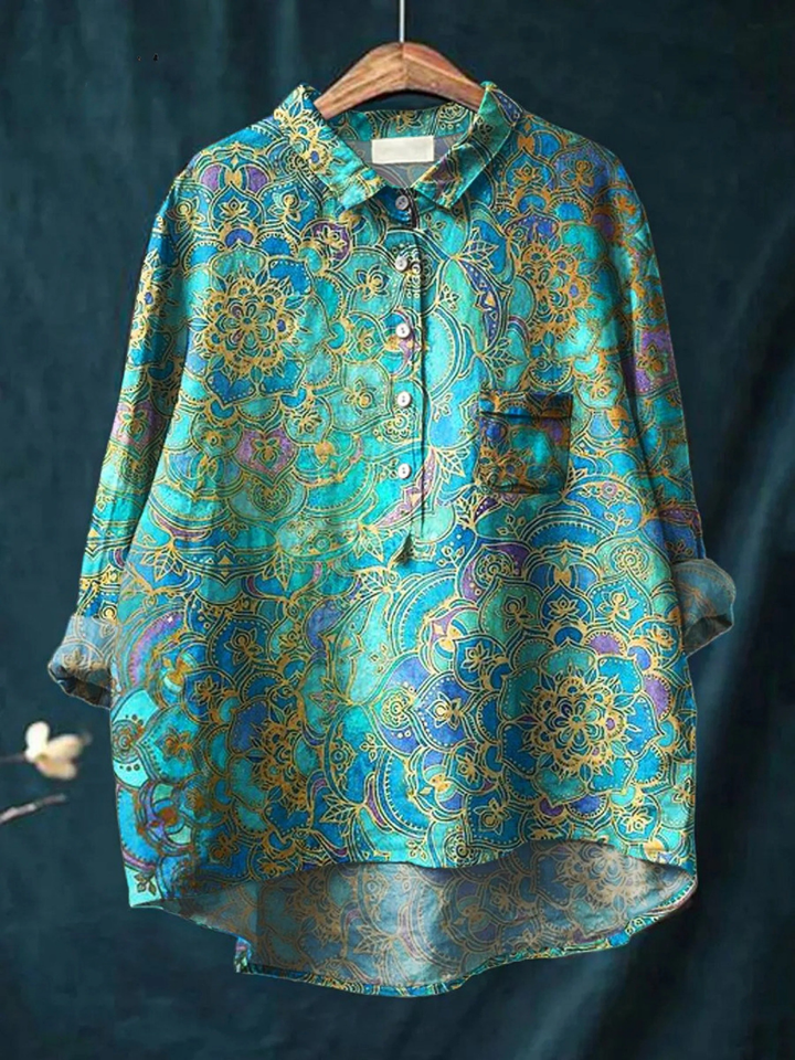 Aubrey | Effortless comfort artistic shirt