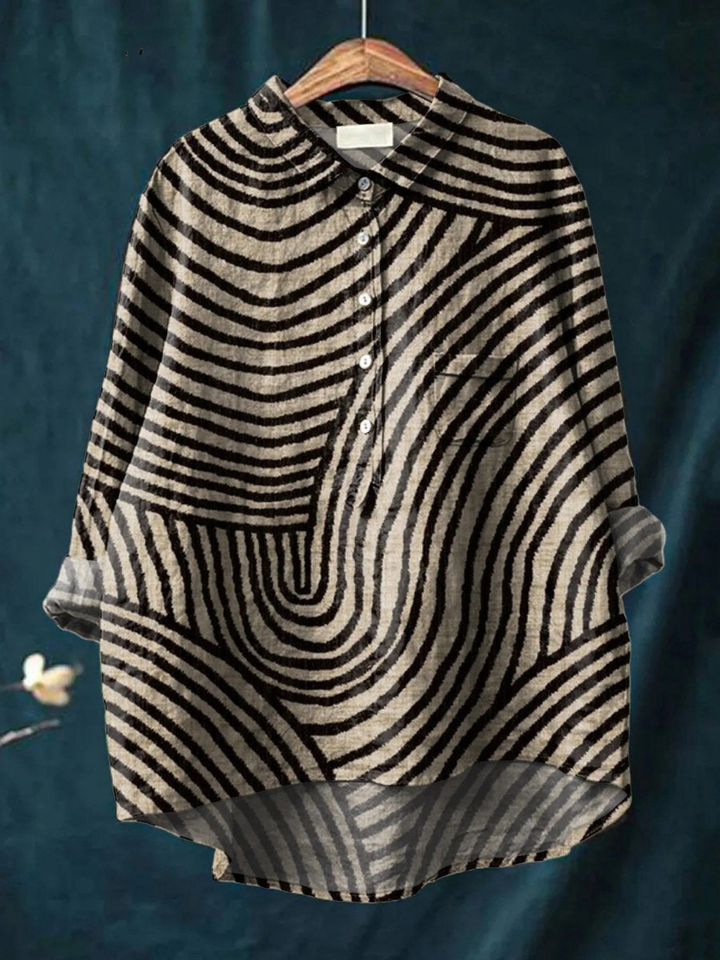 Zoe | Artistic relaxed breathable shirt