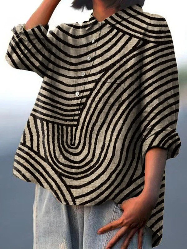 Zoe | Artistic relaxed breathable shirt
