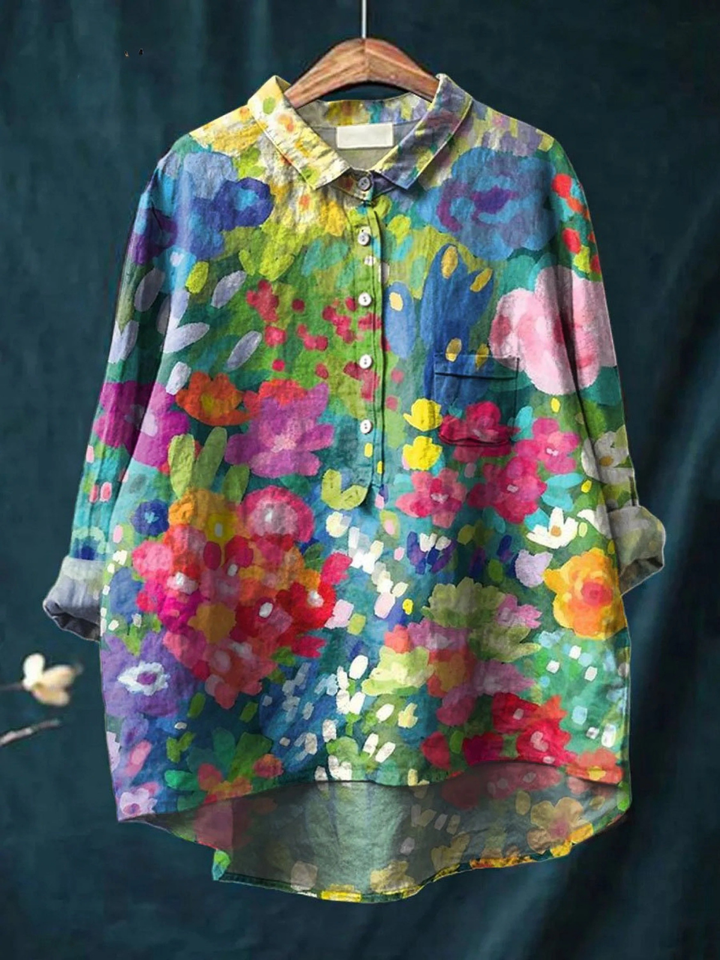 Mia | Artistic relaxed fit shirt