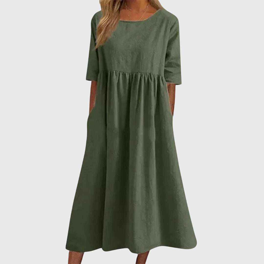 Sophie | Elegant Short-Sleeved Dress