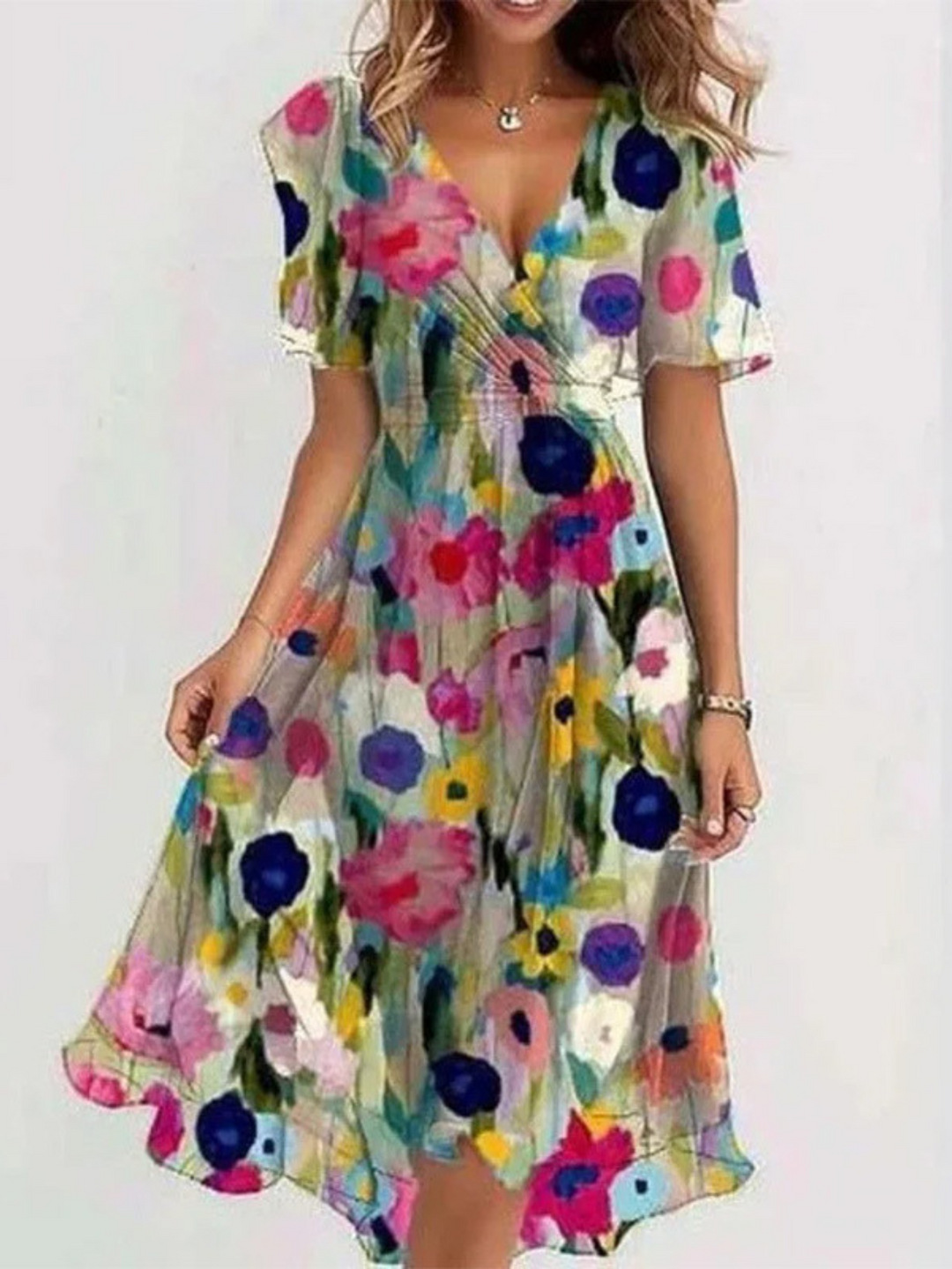Sophie | Summer Dress With Belly Cover