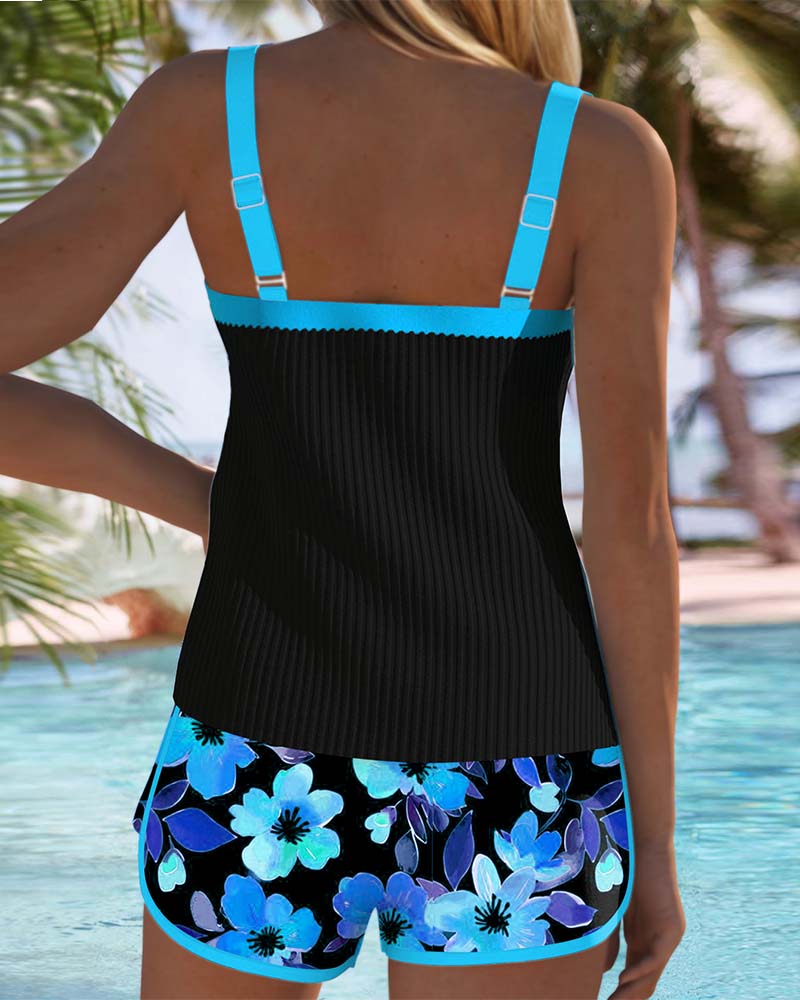 Two-Piece Tankini Swimsuit