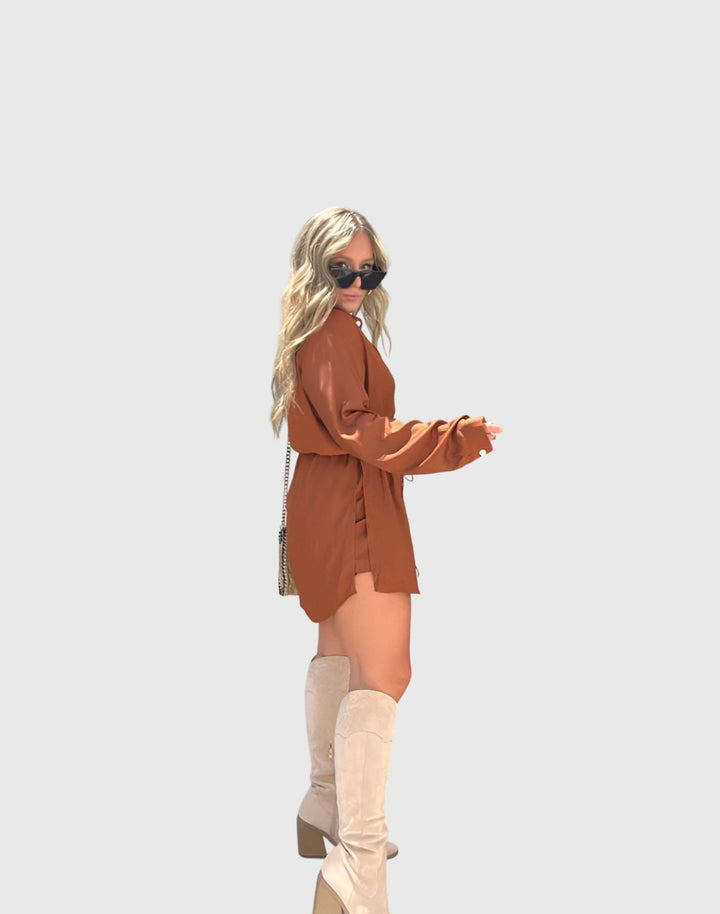 Sophie | Elegant Romper Dress