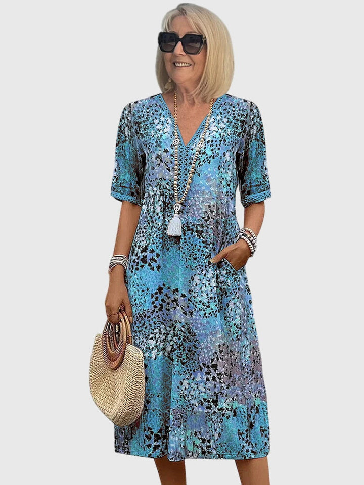 Sophie | Elegant Floral Midi Dress