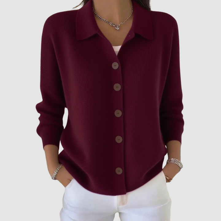 Sophie - Button-Up Knit Cardigan