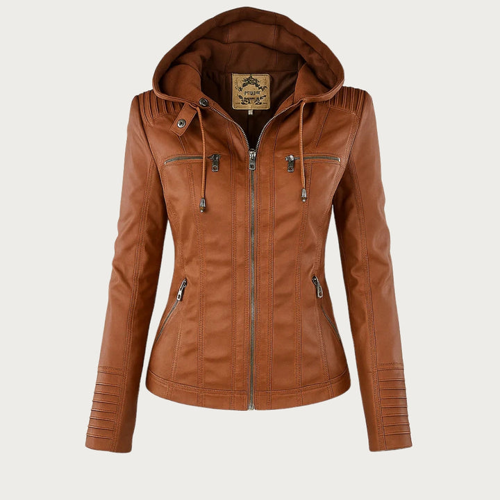 Sophie - Durable and Elegant Leather Jacket