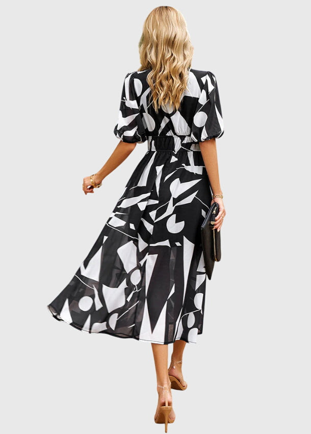 Sophie | Flattering Floral Midi Dress