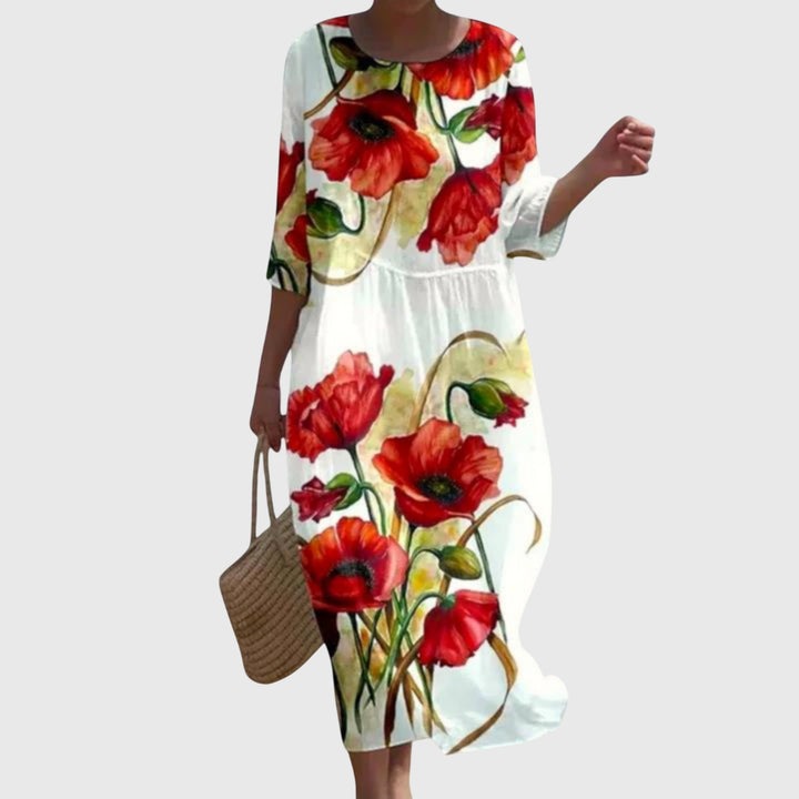 Sophie | Stylish Floral Maxi Dress