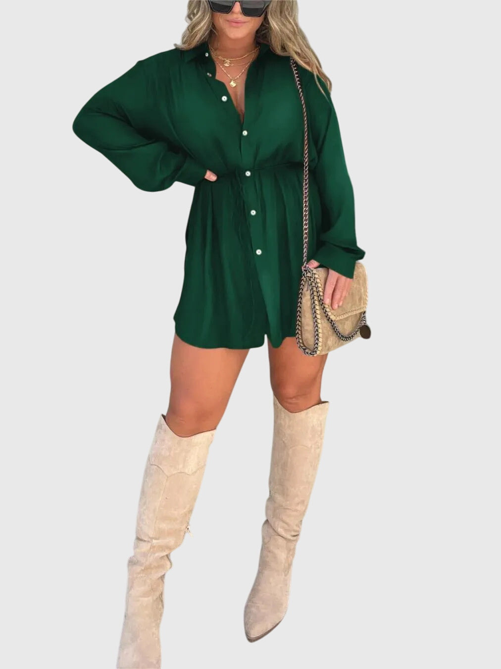 Sophie | Elegant Romper Dress