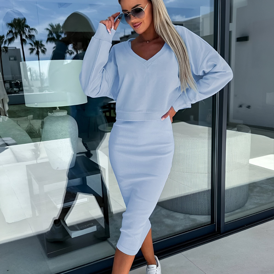 Edith | Top with dress