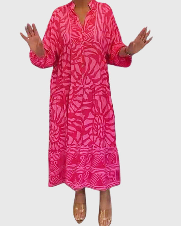 Sophie | Maxi Dress With Elegant Print