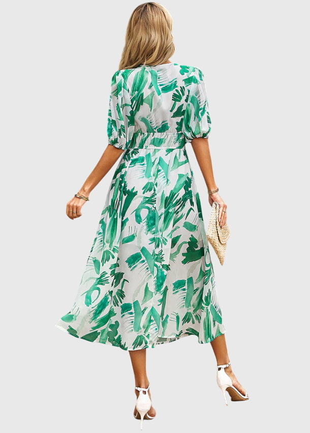 Sophie | Flattering Floral Midi Dress