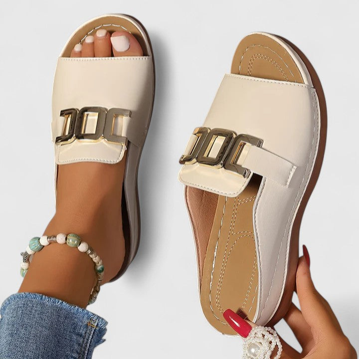 Monroe | Luxe Buckle Sandals