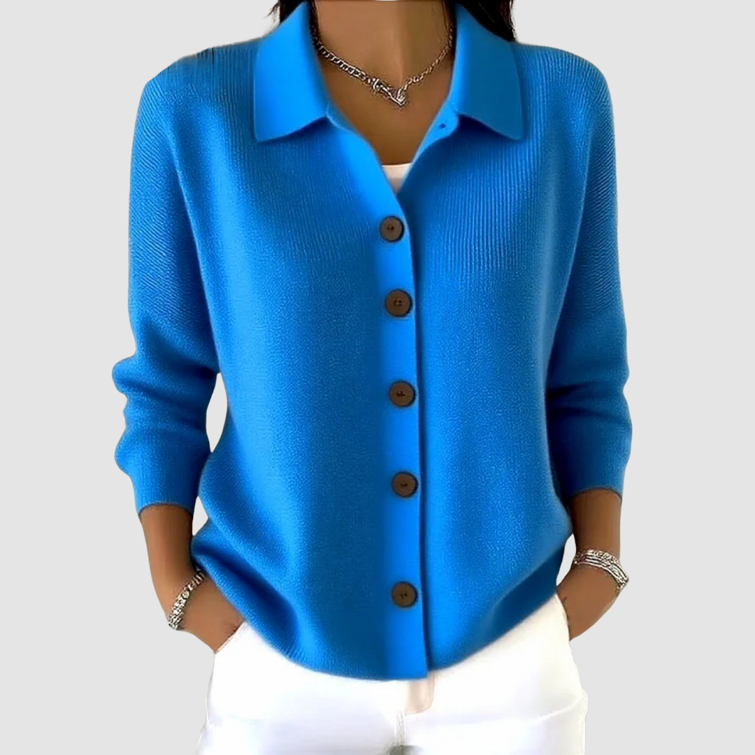 Sophie - Button-Up Knit Cardigan