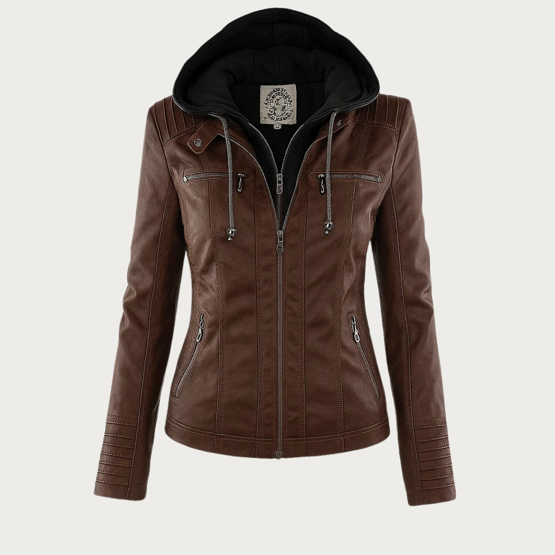 Sophie - Durable and Elegant Leather Jacket