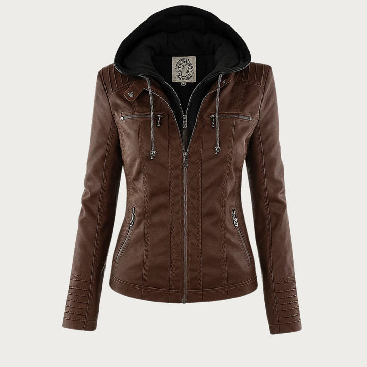 Sophie - Durable and Elegant Leather Jacket