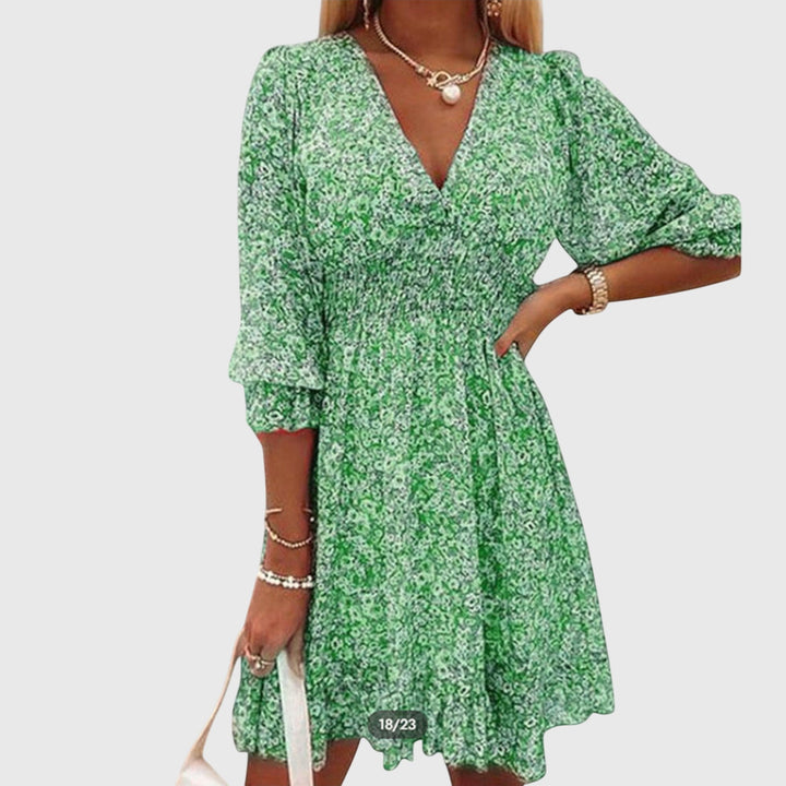 Sophie | Floral Puff Sleeve Dress
