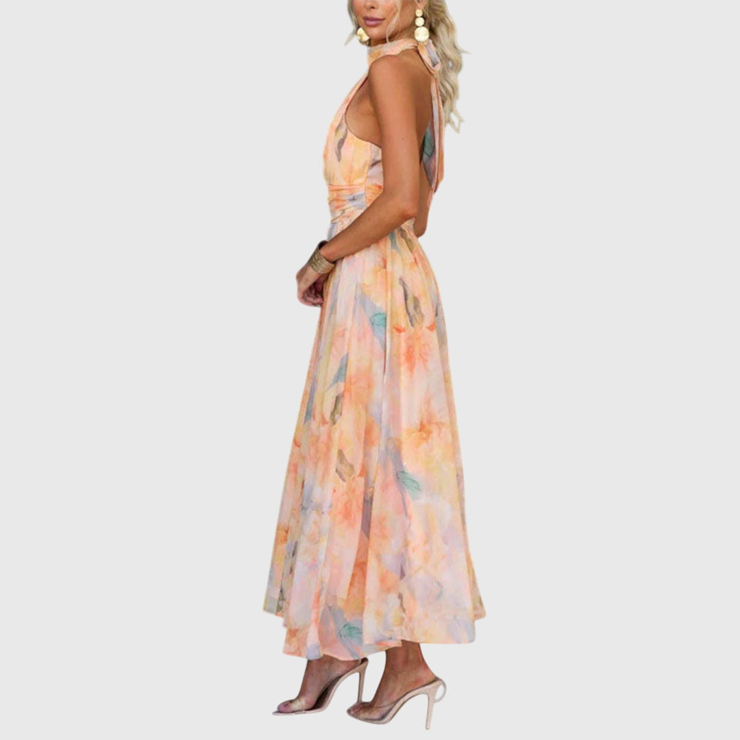 Sophie | Halter Maxi Dress