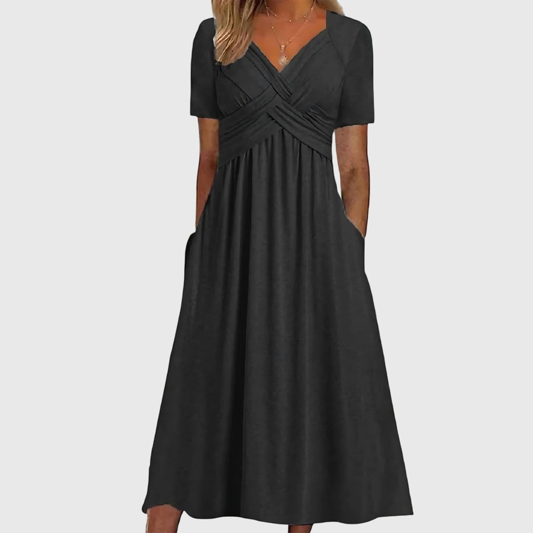 Sophie | Midi Dress with Tummy Control