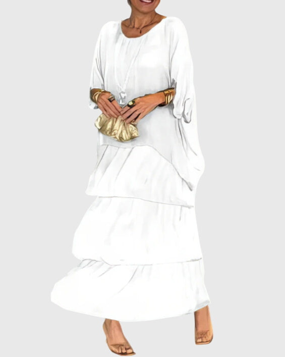 Sophie | Long and Flowing Elegant Dress
