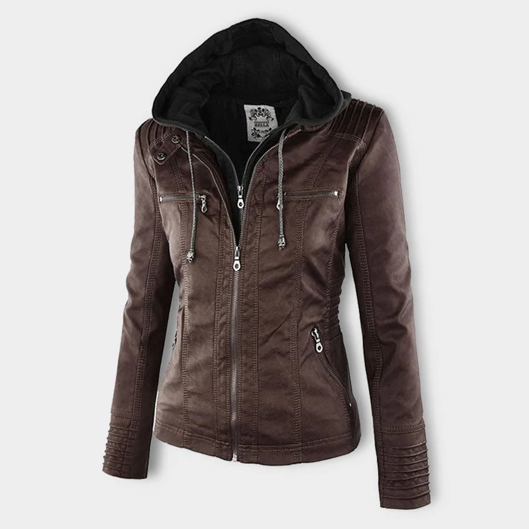 Sophie - Durable and Elegant Leather Jacket
