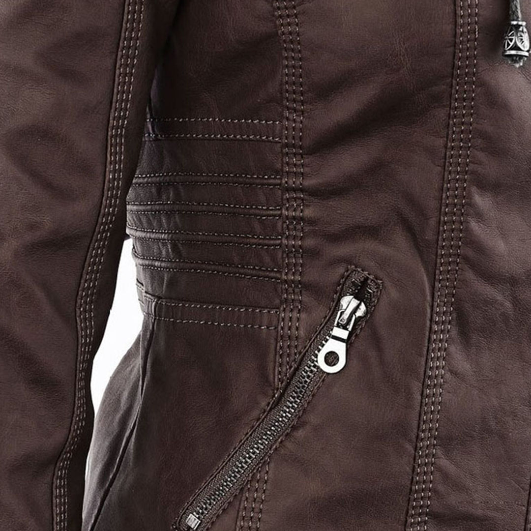 Sophie - Durable and Elegant Leather Jacket