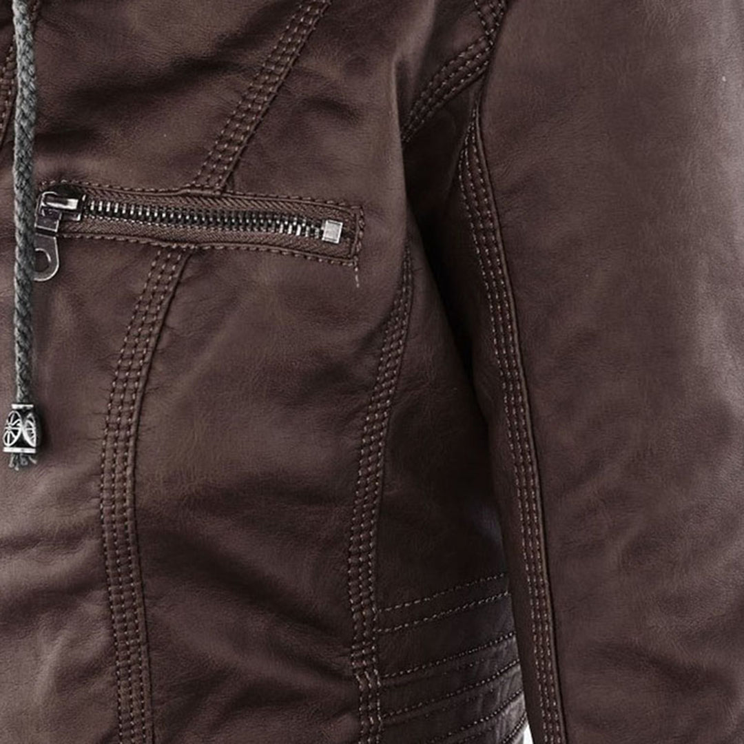 Sophie - Durable and Elegant Leather Jacket