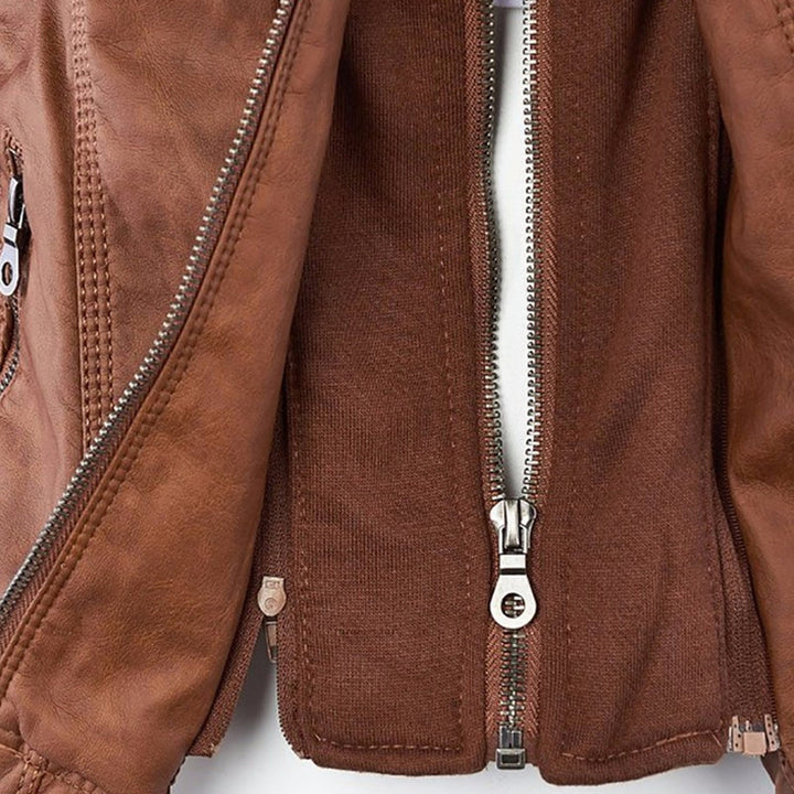 Sophie - Durable and Elegant Leather Jacket
