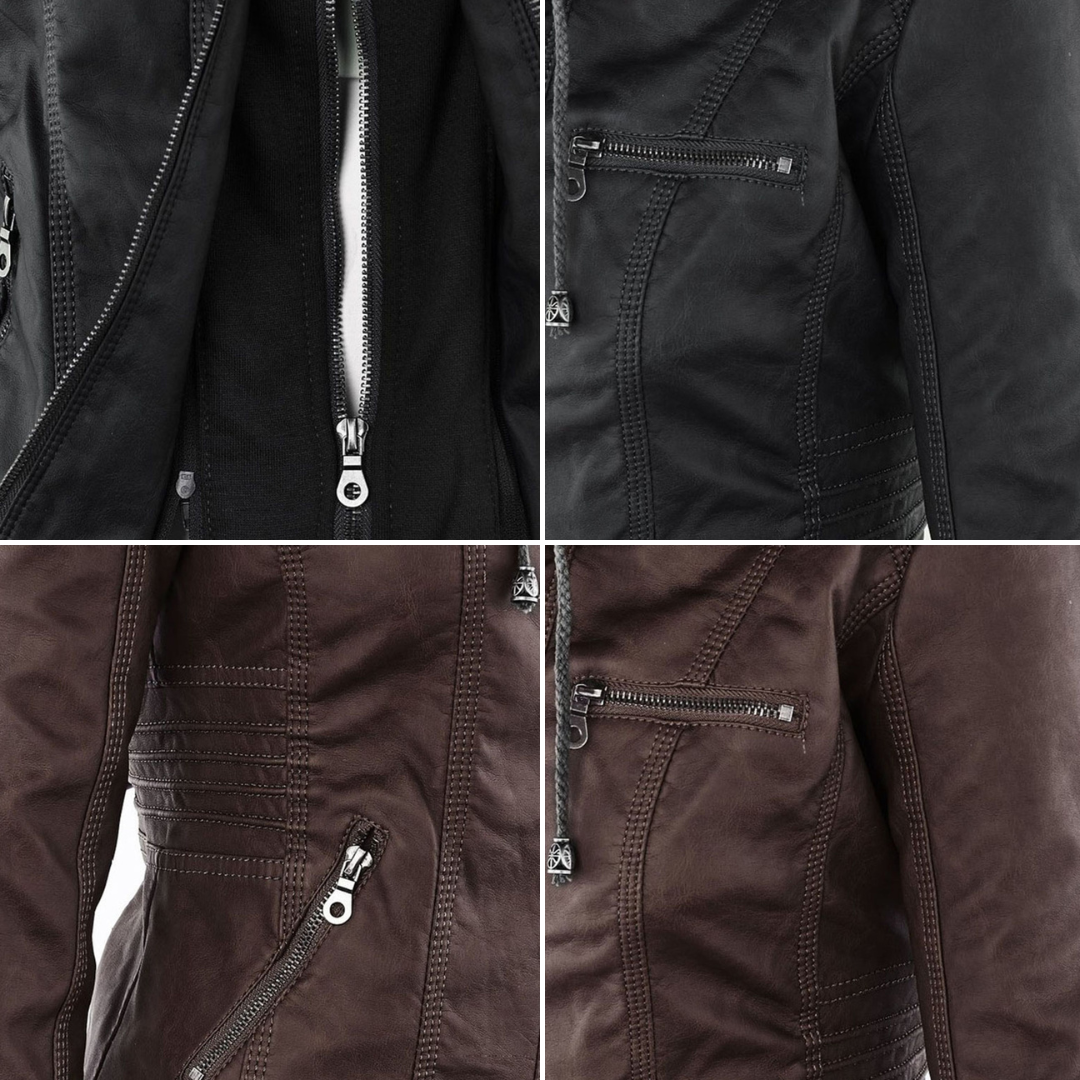 Sophie - Durable and Elegant Leather Jacket
